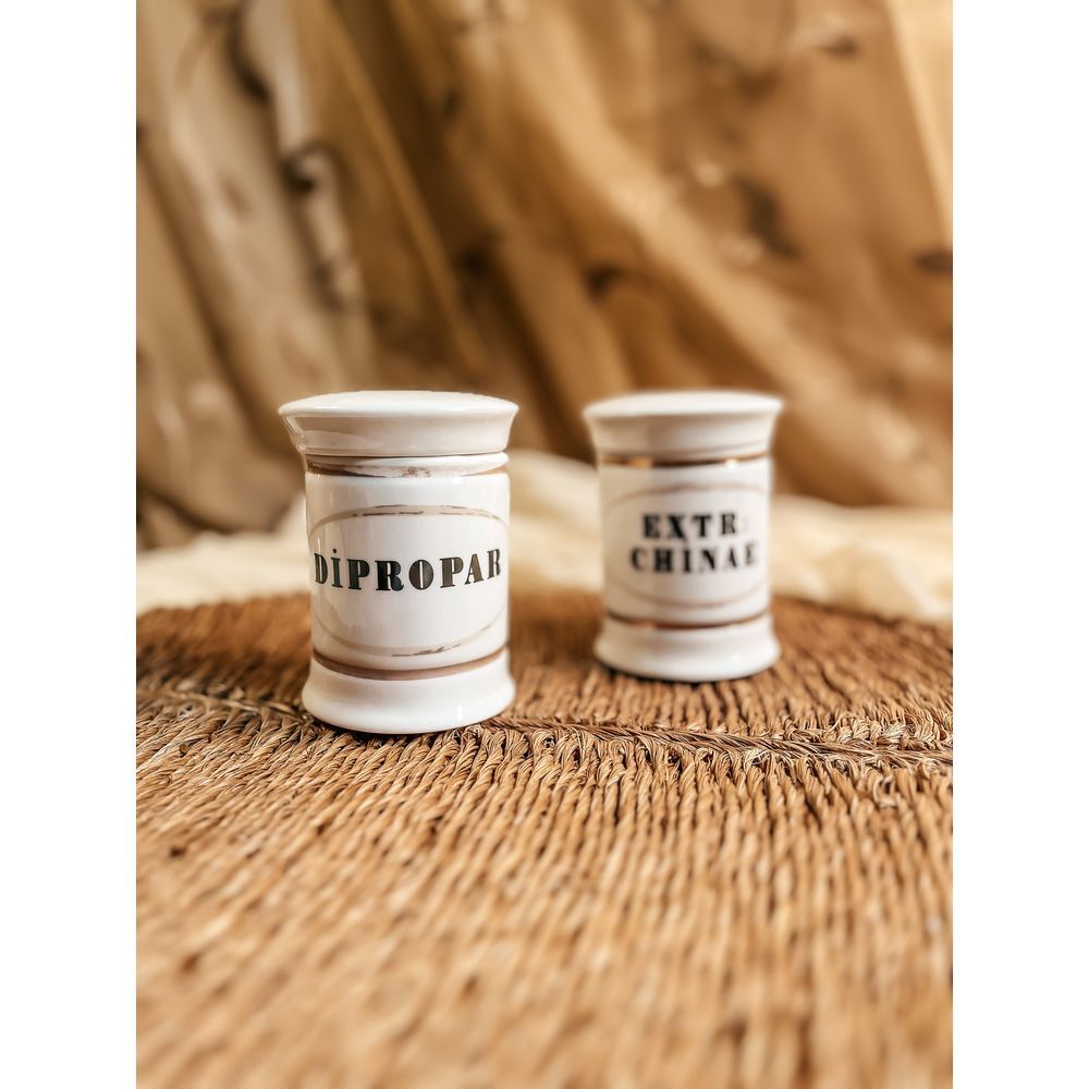 Antique Hand Painted Apothecary‎ Bottles